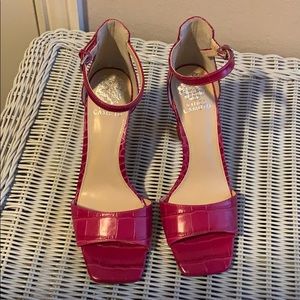 Vince Camuto Pink Croc Heels Reeserva - 8.5 M